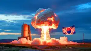 Illustration de la stratégie de défense face à la menace nucléaire nord-coréenne.
