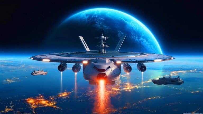 « La Space Force construit le premier porte-avions spatial » : un projet américain conçu pour dominer l’orbite face à la Chine