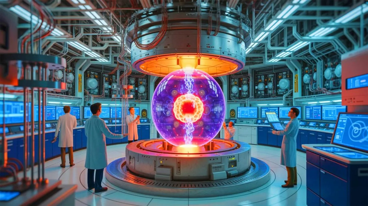 Illustration de l'avancée du CEA dans le maintien prolongé d'un plasma pour la fusion nucléaire.