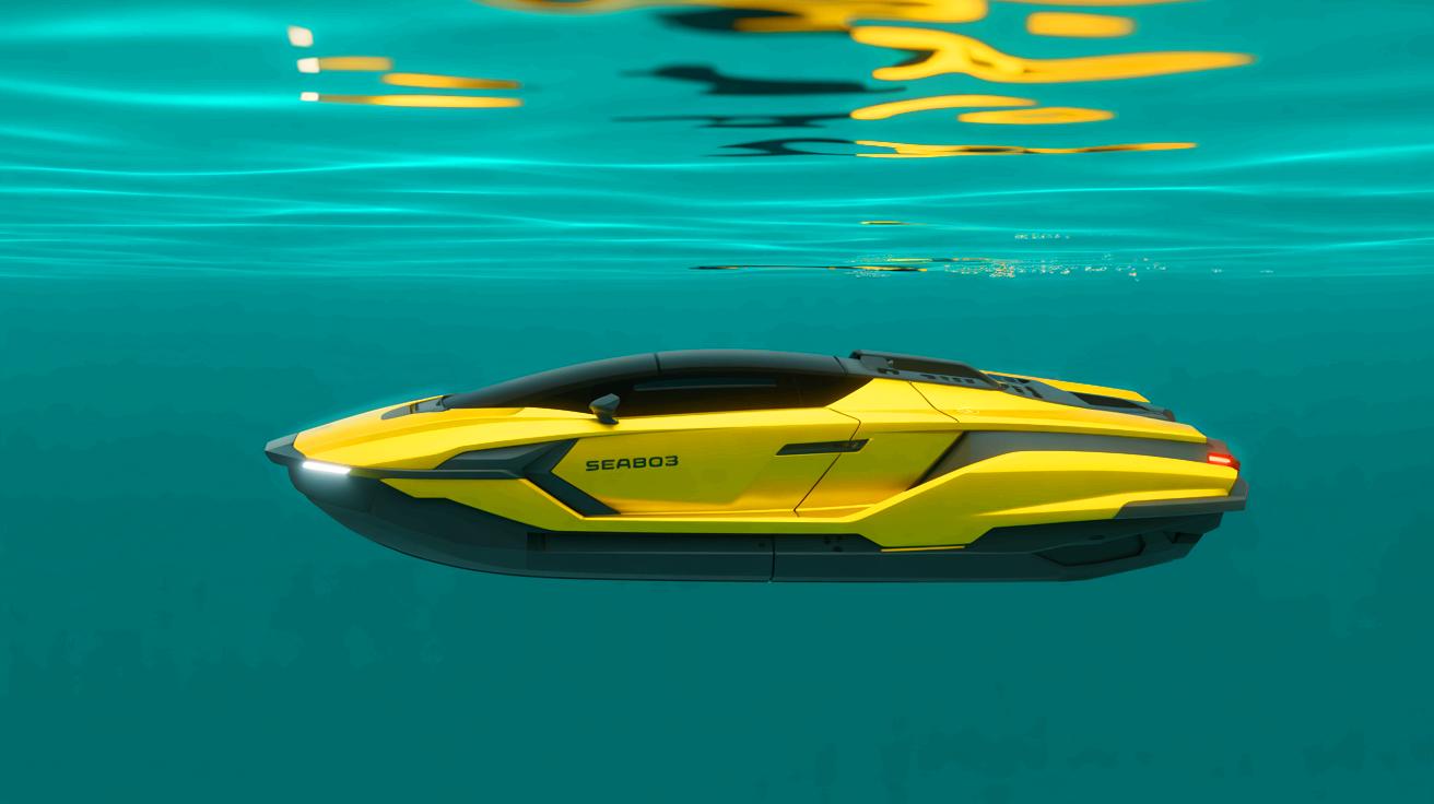 « Le Seabob SE63 combine design Lamborghini et vitesse sous-marine » : un jet nautique de luxe pour filer comme un dauphin