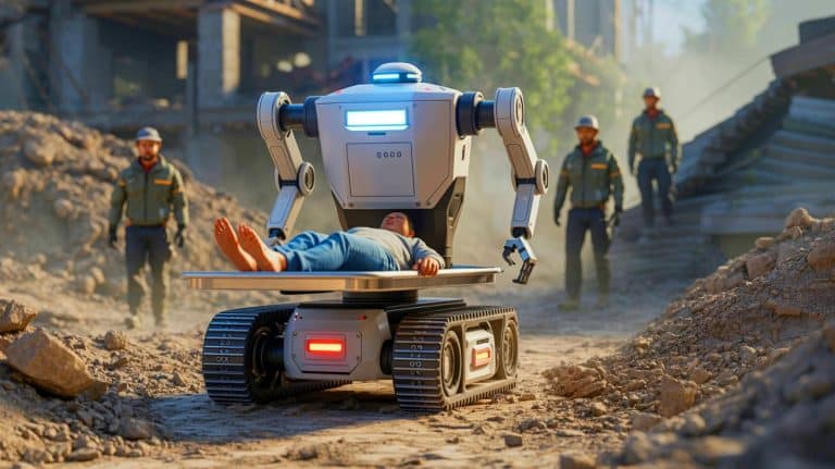 « Un robot sauveur de vies en terrain impraticable » : capable de porter 150 kg, il guide les secours avec ses capteurs 3D