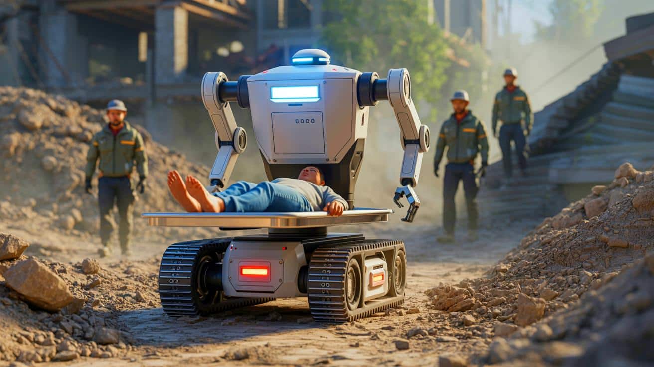 « Un robot sauveur de vies en terrain impraticable » : capable de porter 150 kg, il guide les secours avec ses capteurs 3D