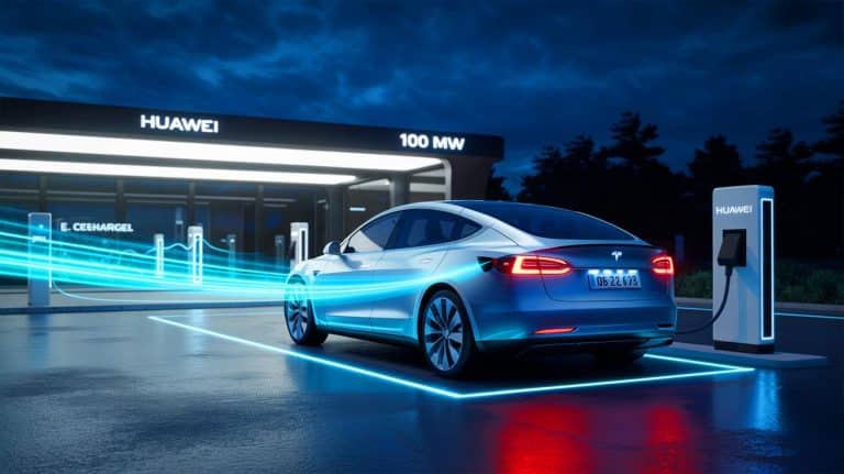 « Une Tesla chargée en 2 minutes » : la station Huawei 100 MW pulvérise tous les records mondiaux de recharge