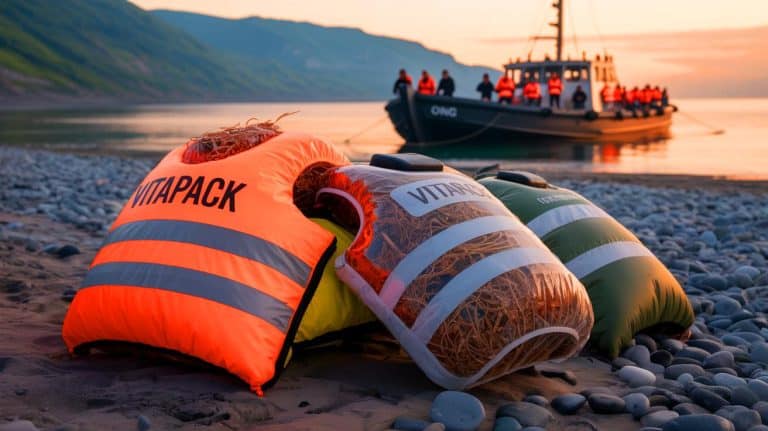 « VITAPACK, le gilet conçu pour sauver les réfugiés » : une innovation gonflable multifonction qui réduit les risques de noyade en mer