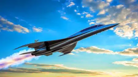 Illustration de la quête incessante de vitesse dans l'aviation moderne.