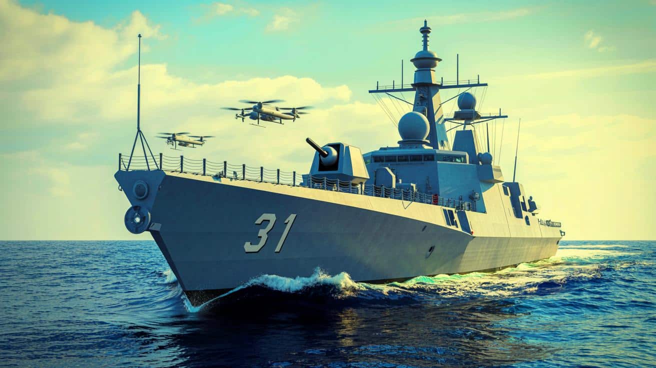 « Les frégates Type 31 de la Royal Navy sont armées du système TACTICOS » : l’IA renforce la puissance navale britannique