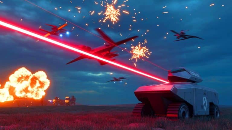« Un laser de 150 kW neutralise 50 drones par minute » : une arme stratégique à bas coût pour contrer les attaques en essaim