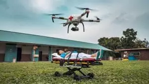 drones ambulances pour accidents