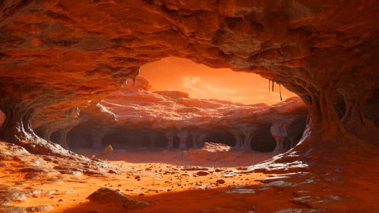 Grottes cachées sur Mars : une découverte qui pourrait bouleverser notre quête de vie extraterrestre