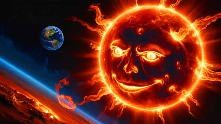 Le Soleil se dévoile avec un mystérieux visage d&rsquo;Halloween : explication d&rsquo;un fascinant phénomène céleste