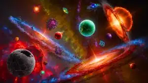 Illustration de la formation d'objets cosmiques compacts dans l'Univers primitif.