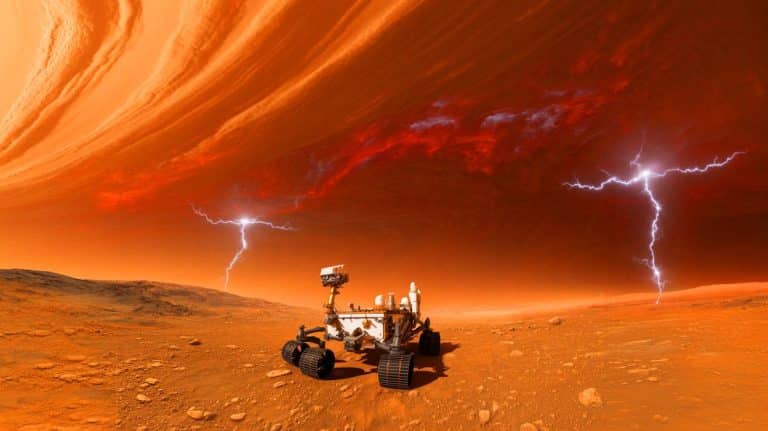 Des éclairs sur Mars : une découverte fascinante qui pourrait transformer notre compréhension de la planète rouge