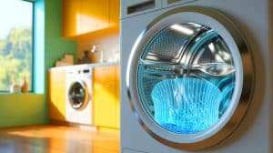 Un filtre révolutionnaire inspiré des sardines élimine 99 % des microplastiques dans votre lave-linge : une avancée écologique majeure Illustration de l'inspiration par le système de filtration des poissons pour capter les microplastiques dans les machines à laver.